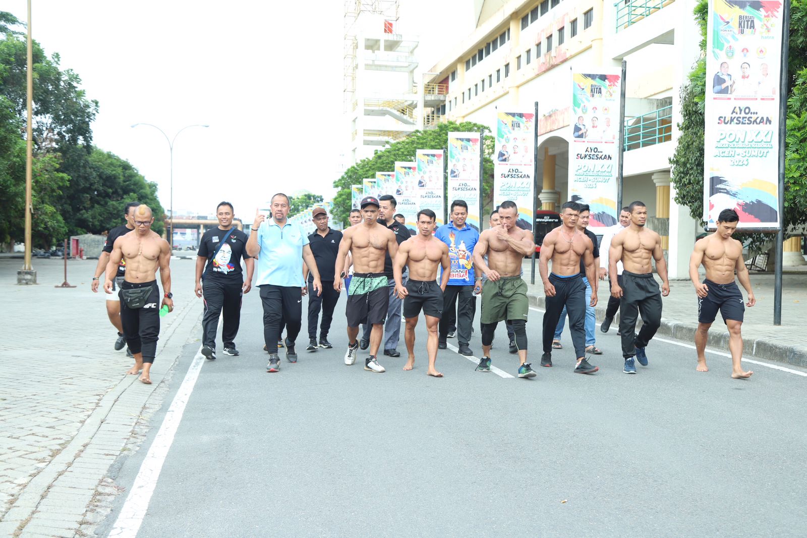Kunjungi Atlet Pelatda PON, Kadisporasu Himbau Atlet Berlatih Sekeras Mungkin