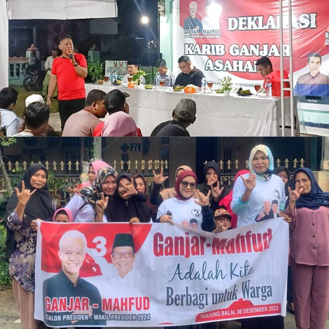 Deklarasi Karib Ganjar di Asahan