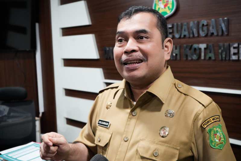 Kepala Badan Pengelolaan Keuangan dan Aset Daerah (BPKAD) Kota Medan, Zulkarnain Lubis