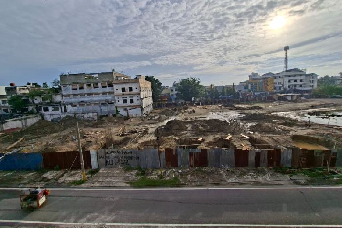 Lahan eks Garuda Plaza Hotel (GPH), Jalan Dolok Sanggul, Kelurahan Masjid/Jalan Sisingamangaraja ,Kecamatan Medan Kota, Kota Medan.