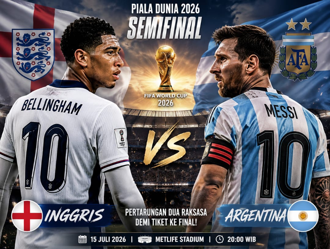 IMG-20260712-WA0011 Argentina berhasil singkirkan Swiss 3-1. Kini Argentina akan berhadapan dengan The Tree Lion di babak semifinal Piala Dunia 2026. (Google)