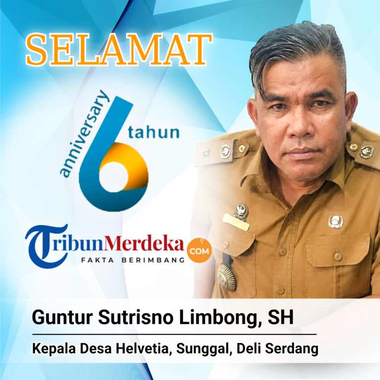 Kepala Desa Helvetia, Sunggal, Deli Serdang, Guntur Sutrisno Limbong SH